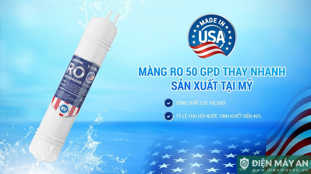 Máy lọc nước RO Karofi ERO80 PRO 10 lõi
